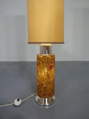 Resin Amber Floor Lamp from Kaiser Leuchten, 1970s-RDW-627598