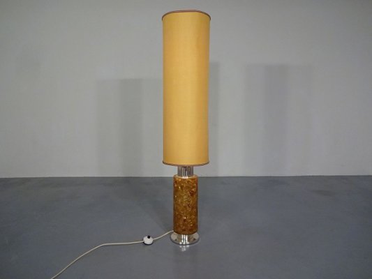 Resin Amber Floor Lamp from Kaiser Leuchten, 1970s-RDW-627598