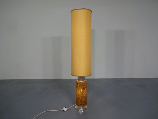 Resin Amber Floor Lamp from Kaiser Leuchten, 1970s-RDW-627598