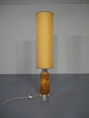 Resin Amber Floor Lamp from Kaiser Leuchten, 1970s-RDW-627598