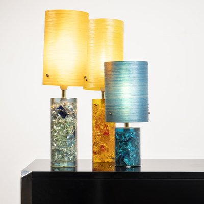 Resin and Fibreglass Table Lamp, 1970s-VJZ-852435