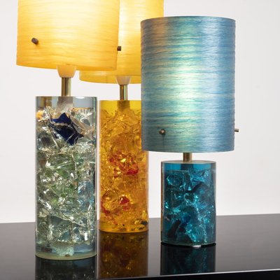 Resin and Fibreglass Table Lamp, 1970s-VJZ-852435