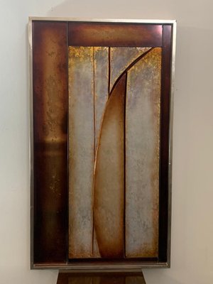 Resin Carved Panel, 1980s, Wood & Resin-IJR-1777071