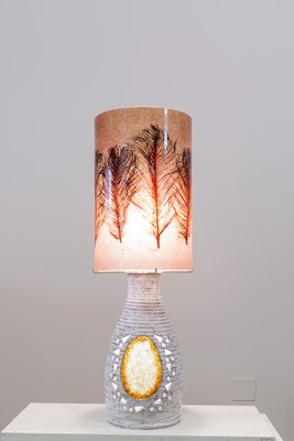 Resin Ceramic Desktop Lamp, France, 1950s-UJE-1399229