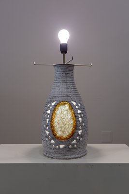 Resin Ceramic Desktop Lamp, France, 1950s-UJE-1399229