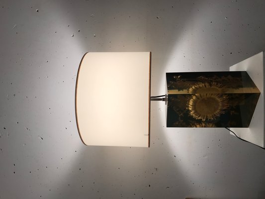 Resin Lamp with Cardabelle Thistle Inclusion by Pierre Giraudon, 1970s-VAM-1060786