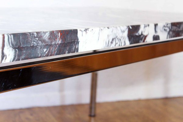 Resin & Marble Coffee Table, 1970s-BQF-600812