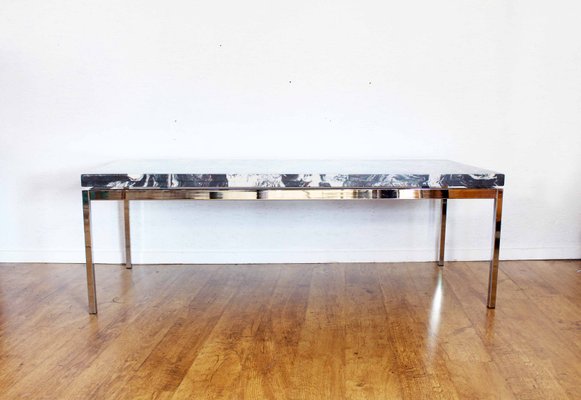 Resin & Marble Coffee Table, 1970s-BQF-600812