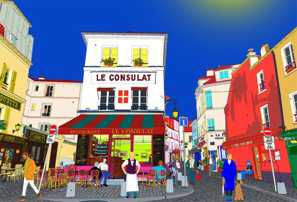 Restaurant in Paris, 2020-CHG-918214