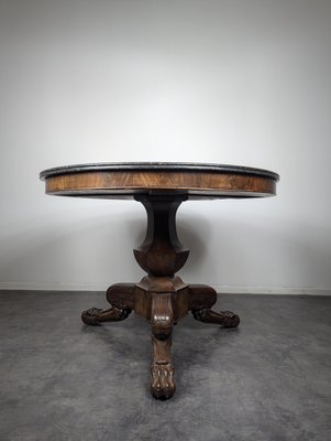 Restoration Pedestal Table with Jaret Legs-HLV-2024391