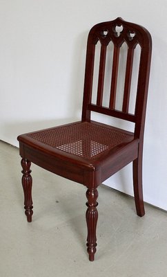 Restoration Period Chairs in Mahogany, Early 19th Century, Set of 6-RVK-951444