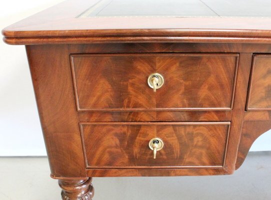 Restoration Period Mahogany Flat Desk, Early 19th Century-RVK-958598