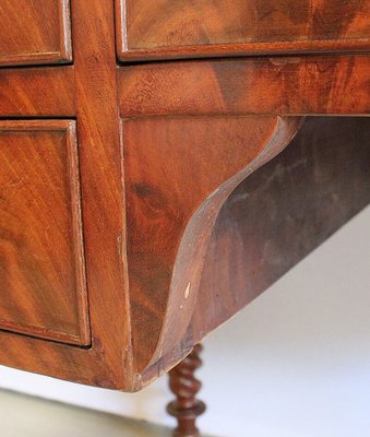 Restoration Period Mahogany Flat Desk, Early 19th Century-RVK-958598