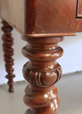 Restoration Period Mahogany Flat Desk, Early 19th Century-RVK-958598