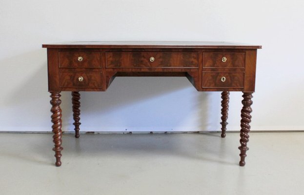 Restoration Period Mahogany Flat Desk, Early 19th Century-RVK-958598