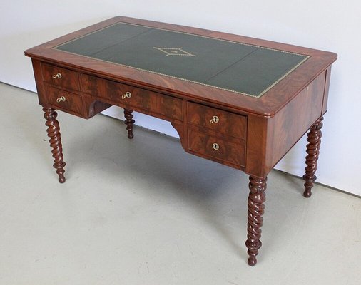 Restoration Period Mahogany Flat Desk, Early 19th Century-RVK-958598