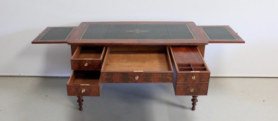 Restoration Period Mahogany Flat Desk, Early 19th Century-RVK-958598