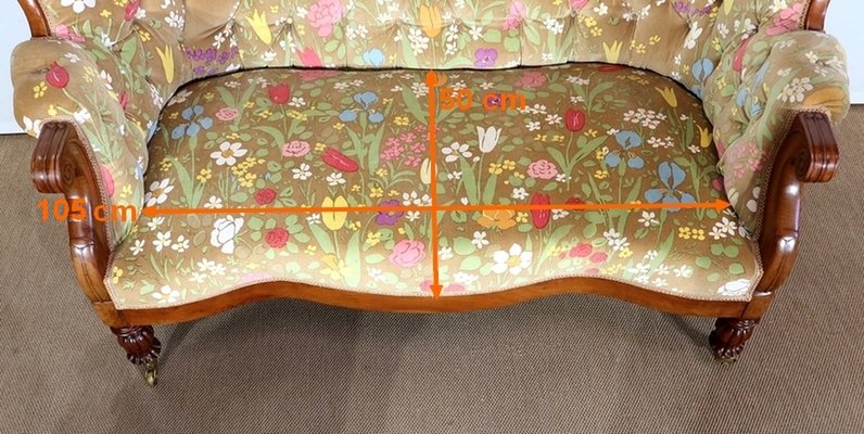 Restoration Period Small Cherry Ear Sofa-RVK-1142140