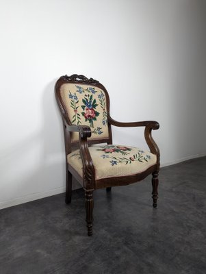 Restoration Style Convertible Armchair-HLV-2033141