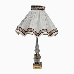 Restoration Style Cut Crystal Lamp, 1940s-RVK-944760