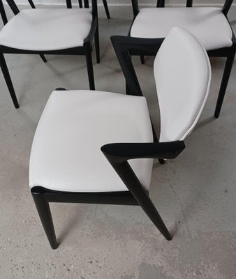 Restored Black Dining Chairs by Kai Kristiansen for Andersen Møbelfabrik, 1960s, Set of 6-VVO-1973878