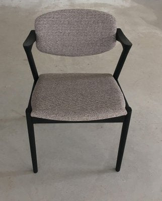 Restored Ebonized Dining Chairs by Kai Kristiansen for Andersen Møbelfabrik, 1960s, Set of 8-VVO-1974016