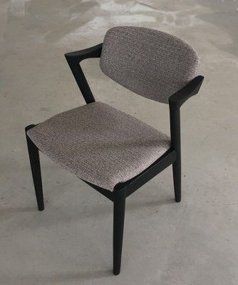 Restored Ebonized Dining Chairs by Kai Kristiansen for Andersen Møbelfabrik, 1960s, Set of 8-VVO-1974016