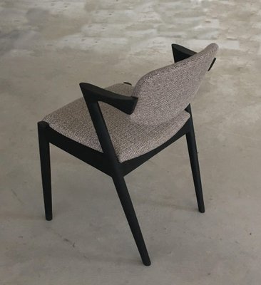 Restored Ebonized Dining Chairs by Kai Kristiansen for Andersen Møbelfabrik, 1960s, Set of 8-VVO-1974016