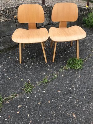 Restored Molded Plywood Chairs, Set of 2-OXJ-961019