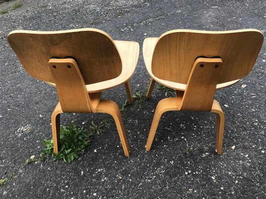 Restored Molded Plywood Chairs, Set of 2-OXJ-961019