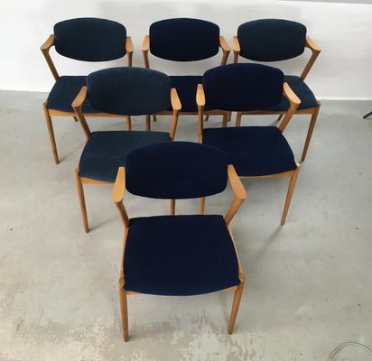 Restored Oak Dining Chairs by Kai Kristiansen for Andersen Møbelfabrik, 1960s, Set of 6-VVO-1973952