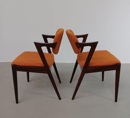 Restored Rosewood Dining Chairs by Kai Kristiansen for Andersen Møbelfabrik, 1960s, Set of 8-VVO-1973903