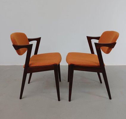 Restored Rosewood Dining Chairs by Kai Kristiansen for Andersen Møbelfabrik, 1960s, Set of 8-VVO-1973903