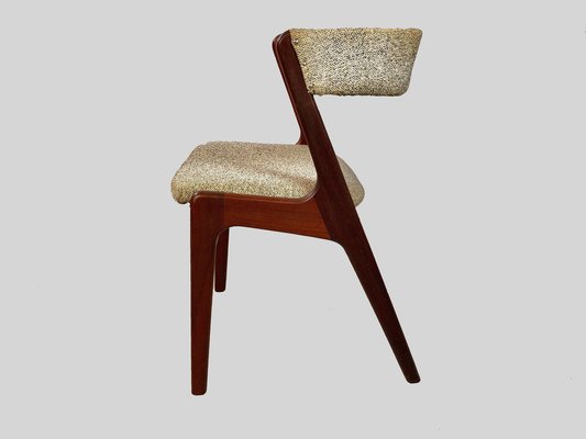 Restored Teak Dining Chairs by Kai Kristiansen, 1960s, Set of 4-VVO-1974054