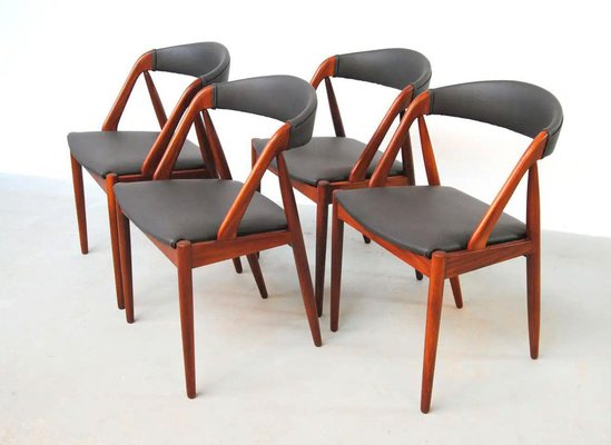 Restored Teak Dining Chairs by Kai Kristiansen for Andersen Møbelfabrik, 1960s, Set of 12-VVO-1973949