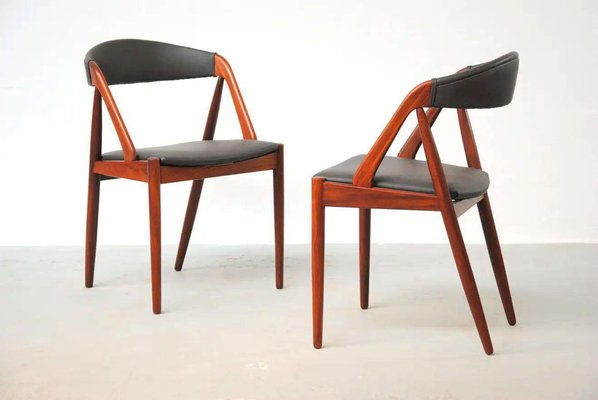 Restored Teak Dining Chairs by Kai Kristiansen for Andersen Møbelfabrik, 1960s, Set of 12-VVO-1973949