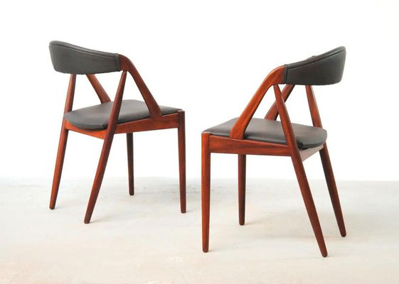 Restored Teak Dining Chairs by Kai Kristiansen for Andersen Møbelfabrik, 1960s, Set of 12-VVO-1973949