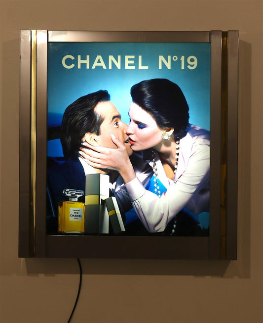 Retail Advertisement Display with Light by Chanel, 1980s