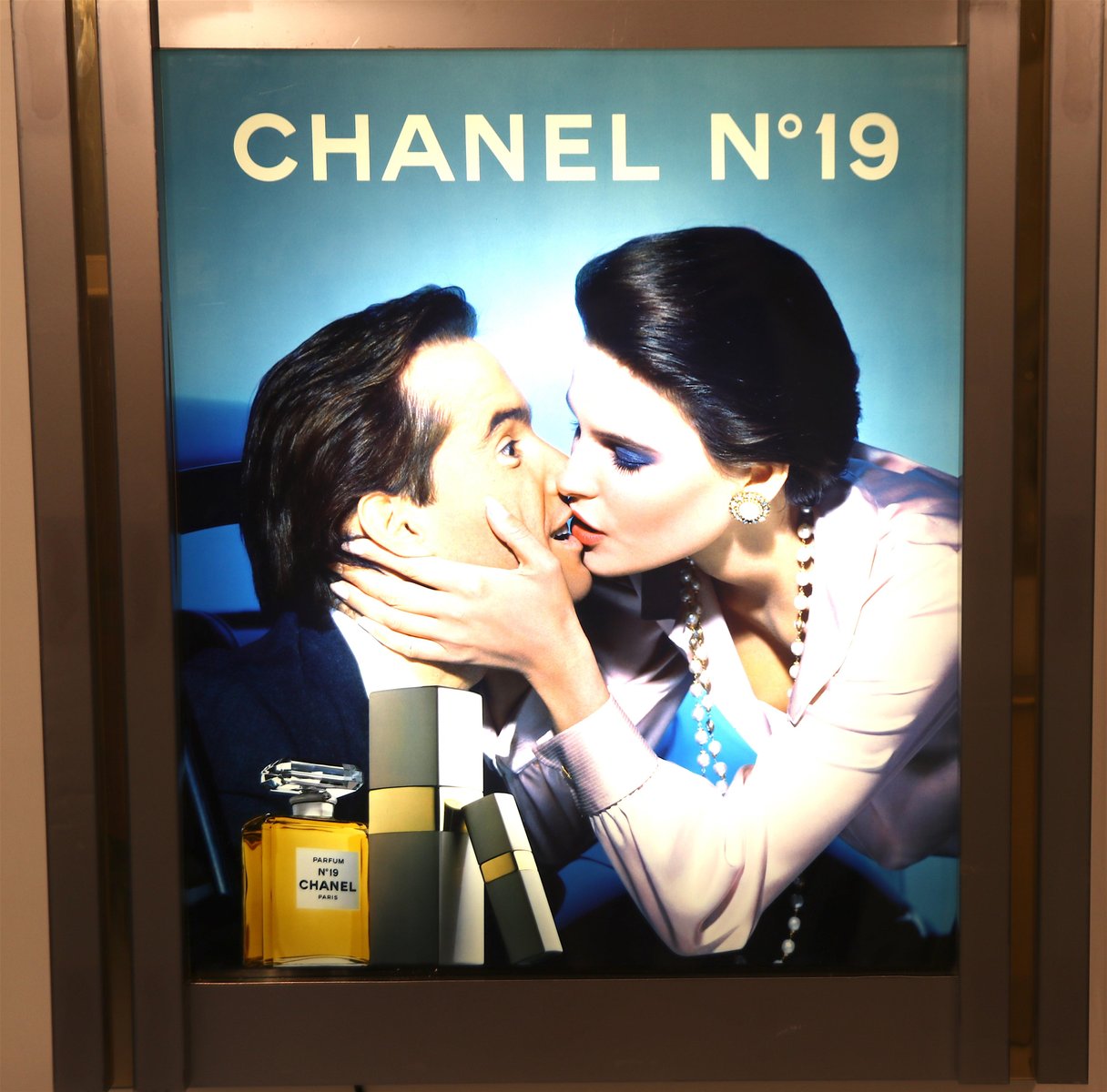 Retail Advertisement Display with Light by Chanel, 1980s