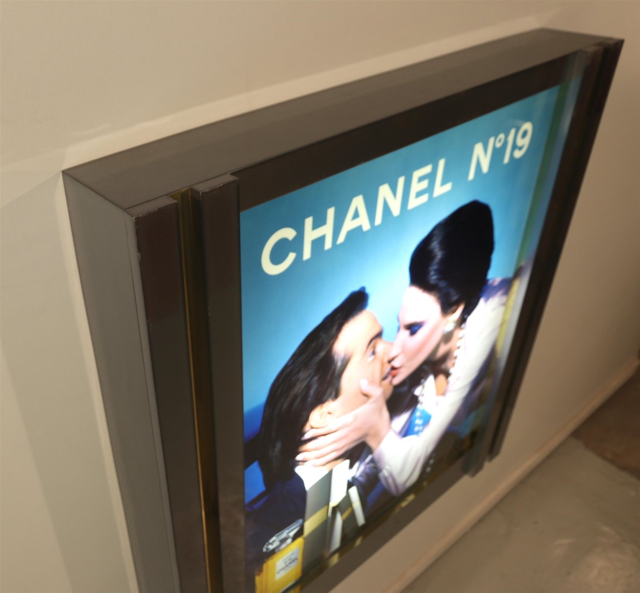 Retail Advertisement Display with Light by Chanel, 1980s