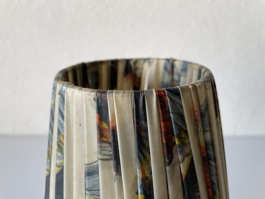 Retro Fabric Shade Tripod Table Lamp, 1950s-RDS-1196885