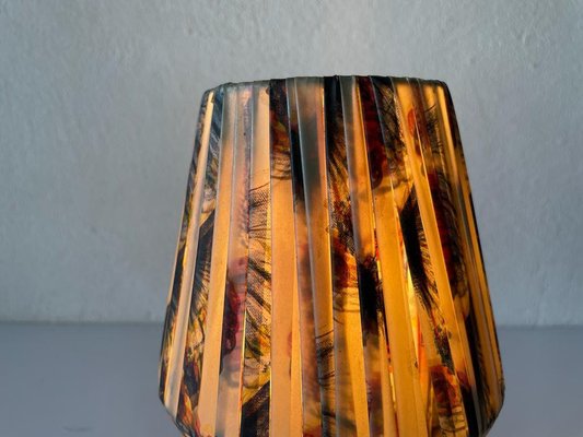 Retro Fabric Shade Tripod Table Lamp, 1950s-RDS-1196885