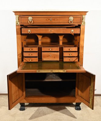 Return from Egypt Early 19th Century Secretary in Cherry Wood-RVK-1800170