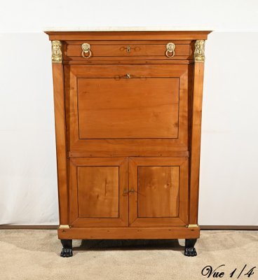 Return from Egypt Early 19th Century Secretary in Cherry Wood-RVK-1800170