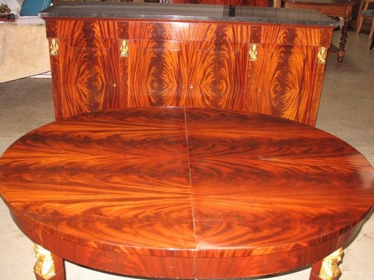 Return of Egypt Style Table in Mahogany-RVK-1105421