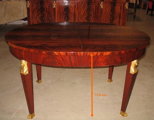 Return of Egypt Style Table in Mahogany-RVK-1105421