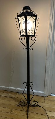 Reverberal Wrought Iron Floor Lamp, 1950s-AVC-1774744