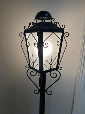 Reverberal Wrought Iron Floor Lamp, 1950s-AVC-1774744