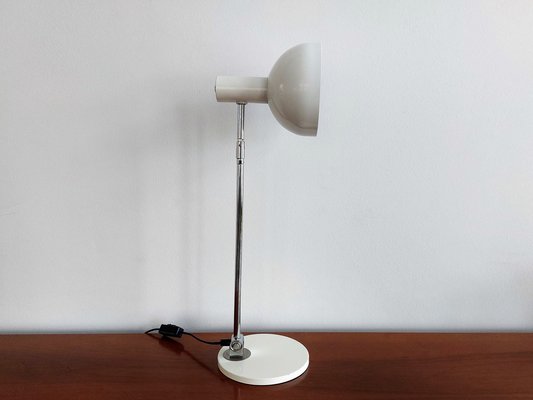 Reversible White Metal and Chrome Table Lamp, 1960s-NV-1311914