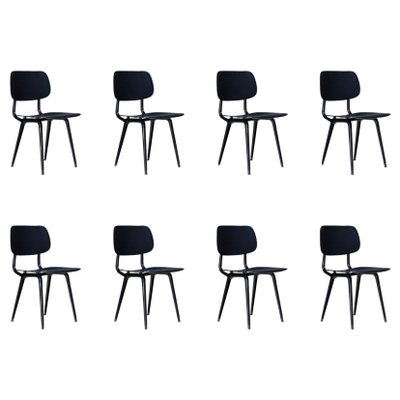 Revolt Dining Room Chairs Set/8 attributed to Friso Kramer, the Netherlands, 1960s, Set of 8-TRW-1803325